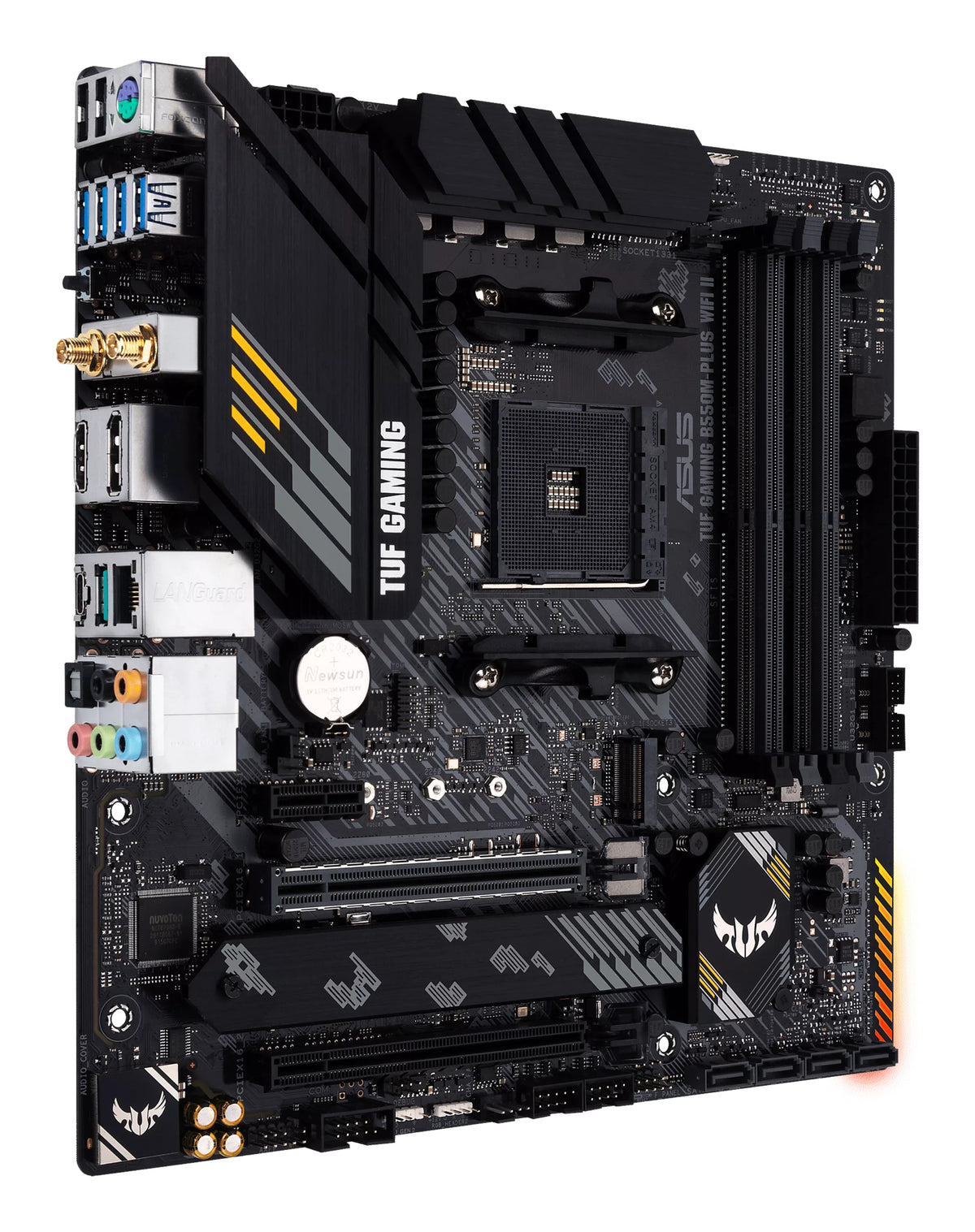 ASUS TUF GAMING B550M-PLUS WIFI II AMD B550 Socket AM4 micro ATX, image 3