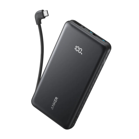 Anker ZOLO POWERBANK 10K 22.5W USB-C CABLE Black
