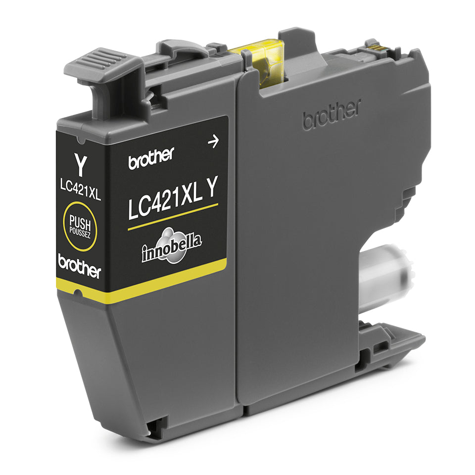 Brother LC-421XLY Genuine Yellow High-Yield Ink Cartridge, 500 Pages, image 5