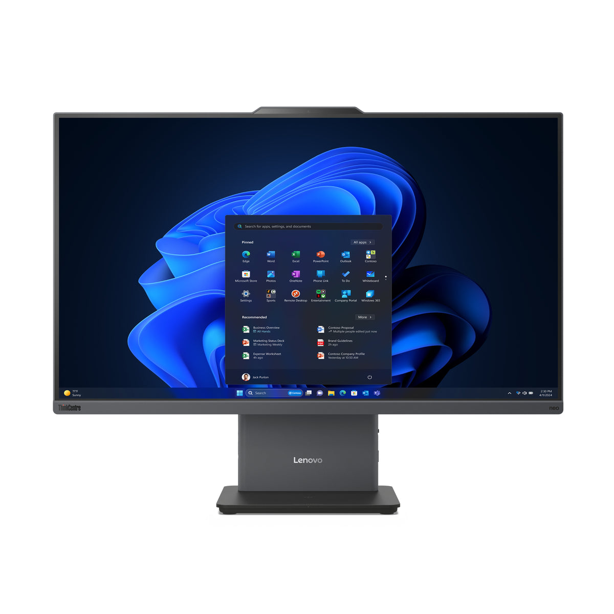 Lenovo ThinkCentre neo 50a 27 Gen 5 27" All-in-One PC – Core 5 210H, 16GB, 512GB SSD