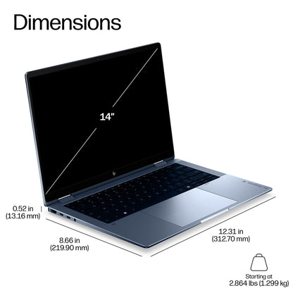 HP EBXFlG2i14AI U7 366H 14 32GB/512 PC 14" Laptop – Core Ultra 7, 32GB, 512GB SSD, image 5