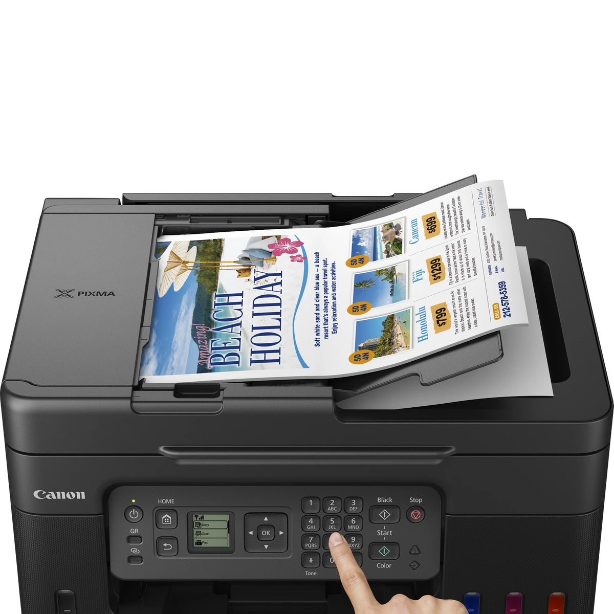 Canon PIXMA G4570 Wireless Colour All-in-one Refillable MegaTank A4 Colour Inkjet, image 4