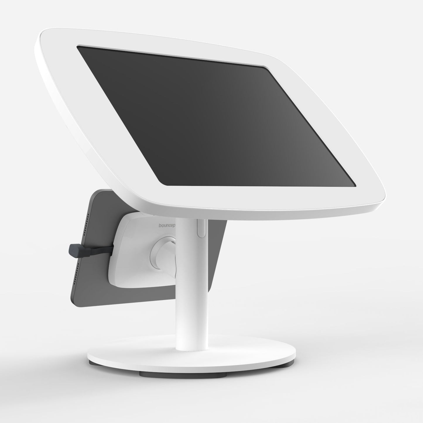 Bouncepad Original Twin + Counter Base | Microsoft Surface Pro 4/5/6/7 (2015 - 2019) | White | Covered Front Camera and Home Button