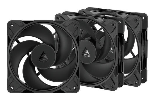 ARCTIC Freezer P12 Pro Reverse - 3 Pack - 120 mm A-RGB PWM Fan with Cable Splitter