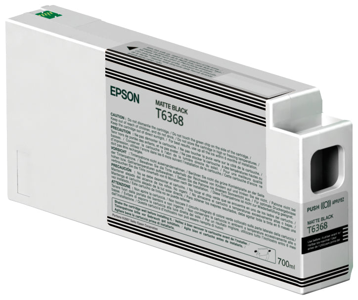 Epson T63680N Genuine Black Ink Cartridge, image 2