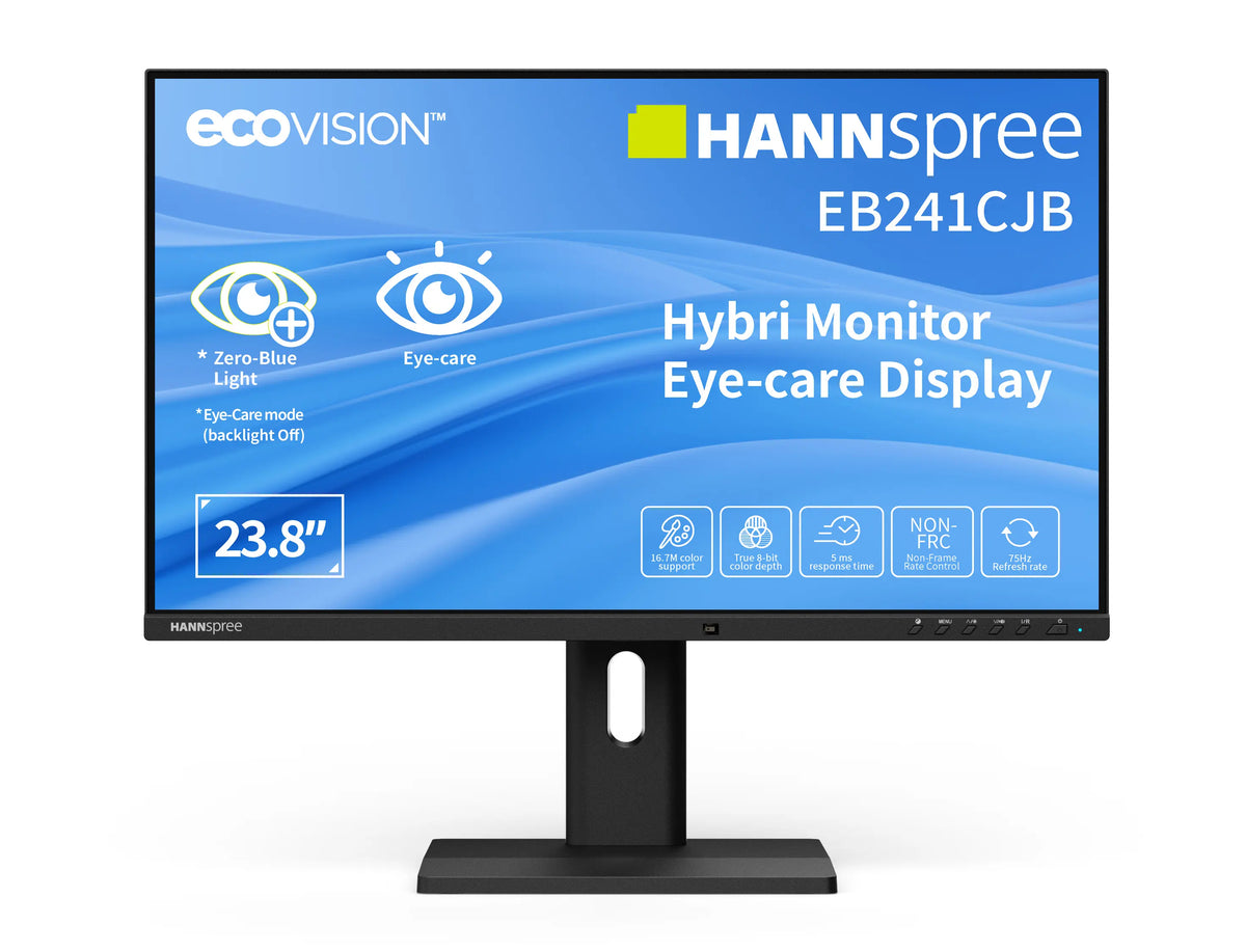Hannspree Hybri Monitor EB241CJB 23.8" Full HD TN Monitor