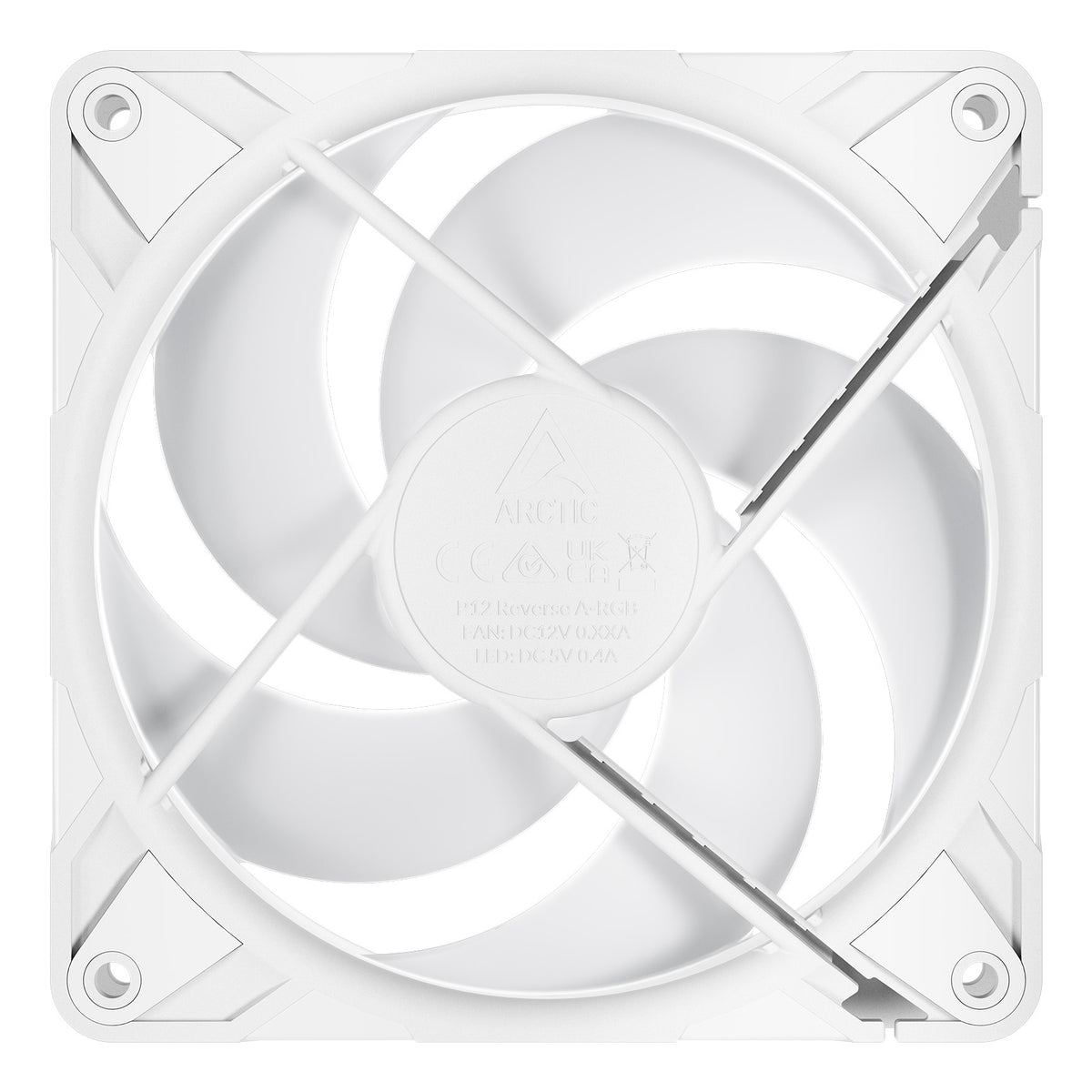 Arctic Freezer P12 Pro Reverse A-RGB (White) - 3 Pack - 120 mm A-RGB PWM Fan with Cable, image 6