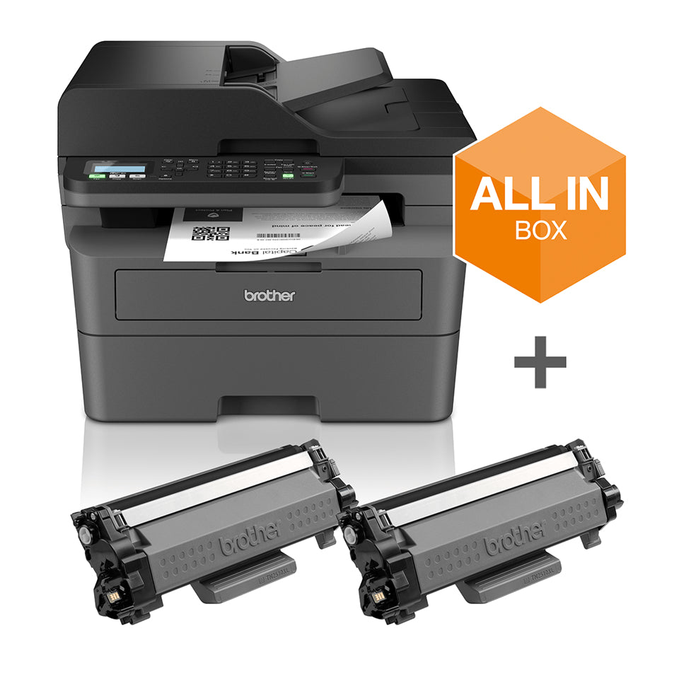 Brother MFC-L2827DWXL A4 Mono Laser Multifunction Printer, 32ppm, Duplex, Wi-Fi, image 3