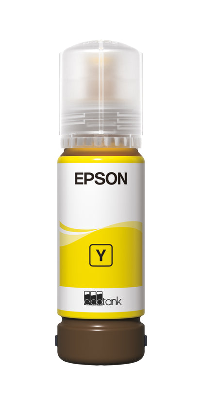 Epson 107 Genuine Yellow Ink Bottle, image 2