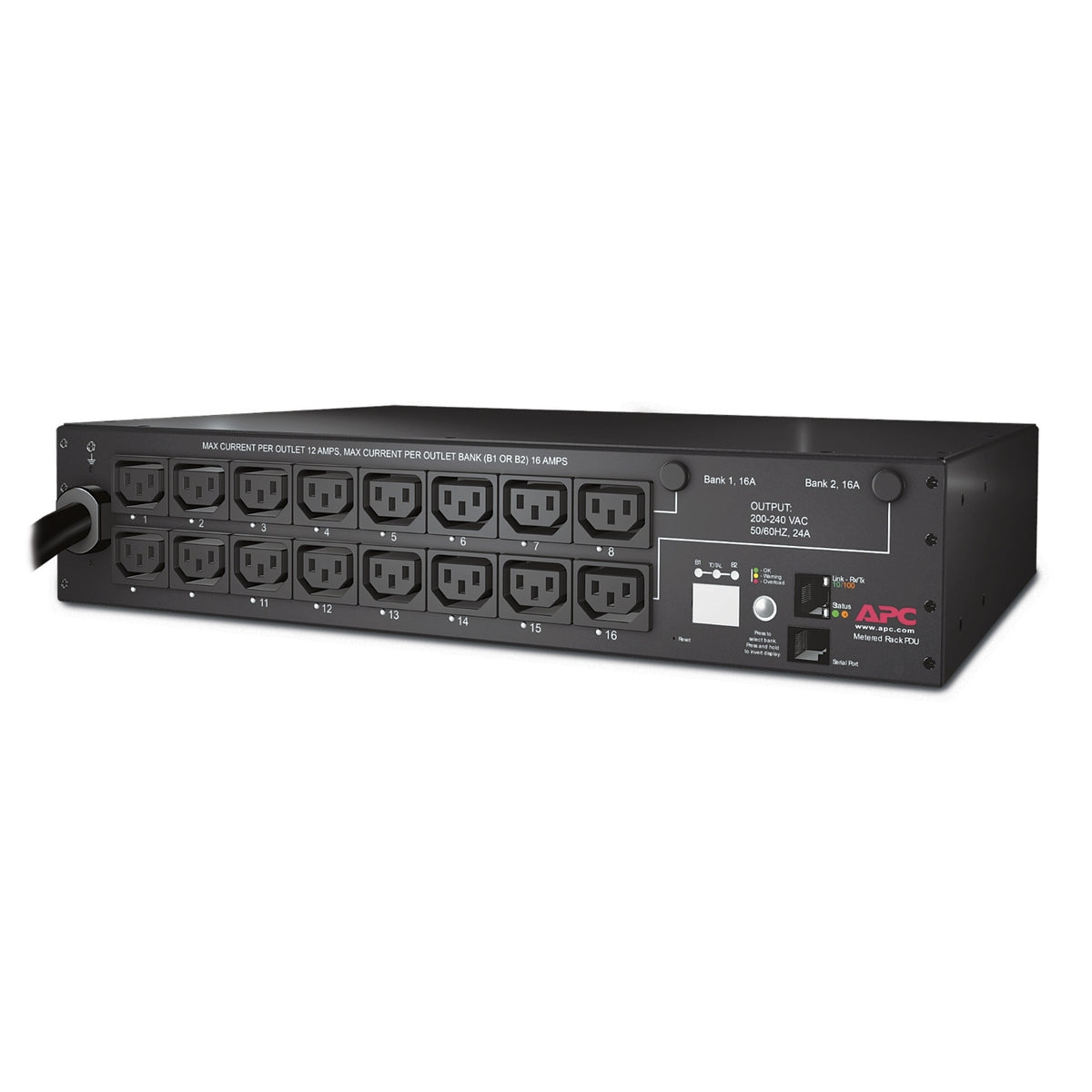 APC Rack PDU, Switched, 2U, 30A, 208V, (16)C13