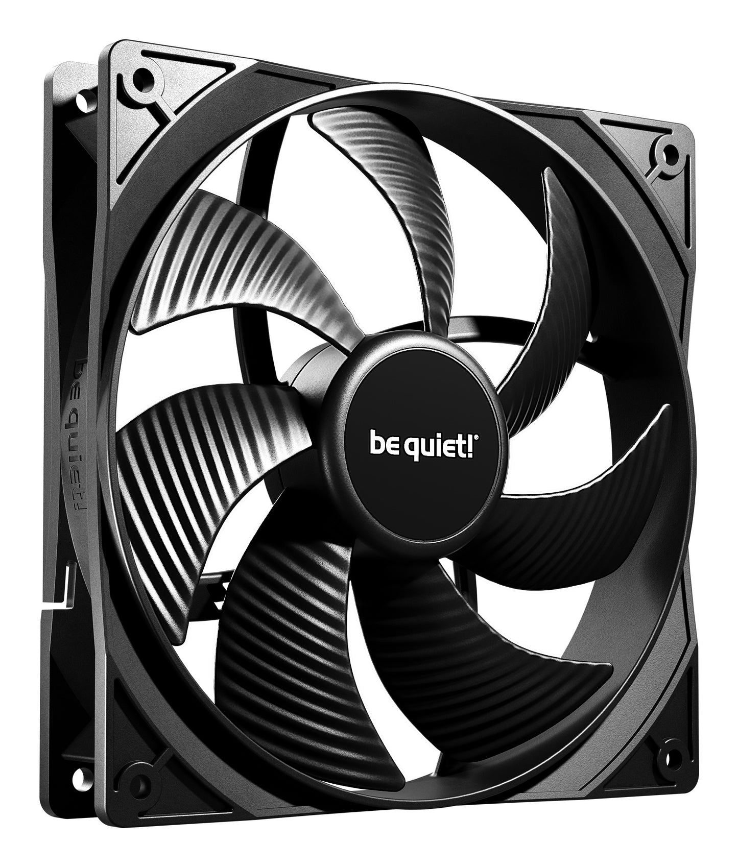 Be Quiet! BL139 Pure Wings 3 PWM 140mm Case Fans (3 Pack), Rifle Bearing, 1200 RPM, Black