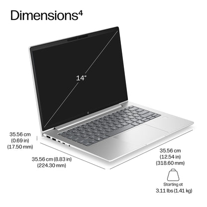 HP E46PYET 14" Laptop – 16GB, 512GB SSD, image 4