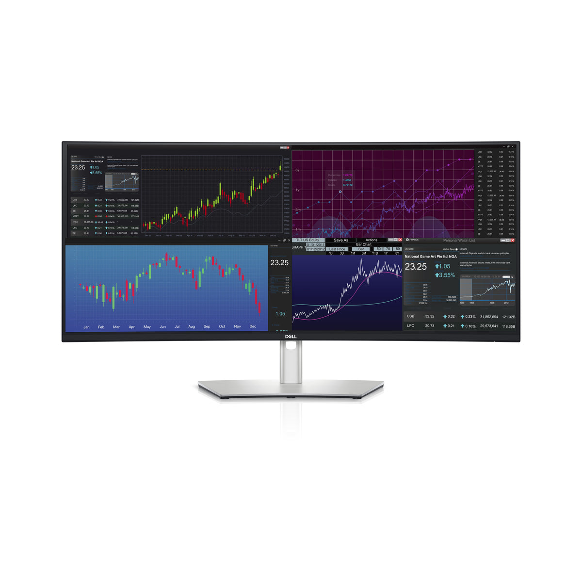 Dell UltraSharp U3824DW 37.5" 3840x1600 IPS Monitor, USB-C, image 2