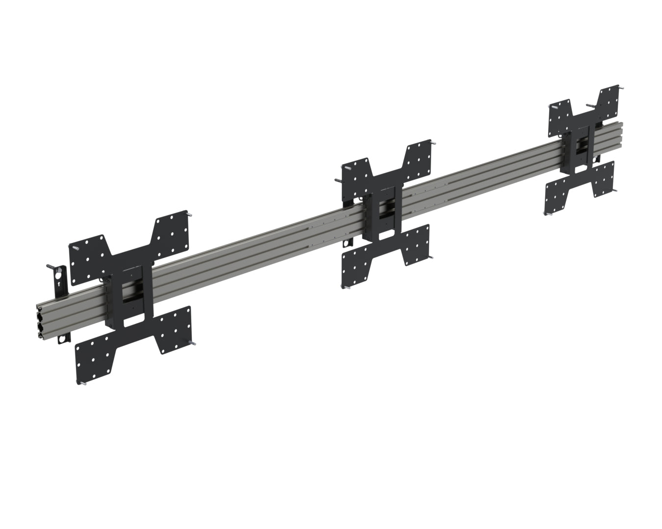 Ergonomic Solutions SpacePole Digital Signage Menu board mount, with tilt, for 3 screens (landscape) up to 55" (max VESA 400)