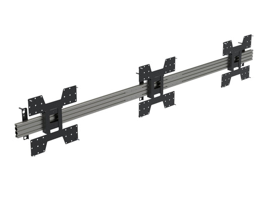 Ergonomic Solutions SpacePole Digital Signage Menu board mount, with tilt, for 3 screens (landscape) up to 55" (max VESA 400)