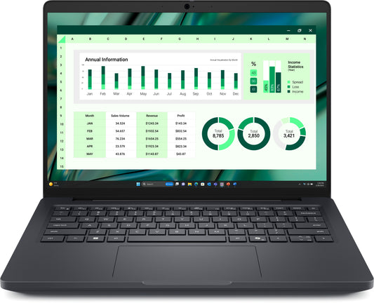 DELL Pro Max 14 MC14250 Intel Core Ultra 7 265H Mobile workstation 35.6 cm (14") Full HD+ 16 GB LPDDR5x-SDRAM 512 GB SSD NVIDIA RTX PRO 500 Blackwell Wi-Fi 7 (802.11be) Windows 11 Pro UK English Black