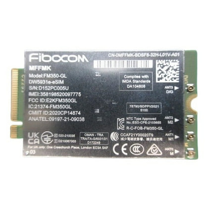 Dell DW5931E Internal WWAN 1250 Mbit/s