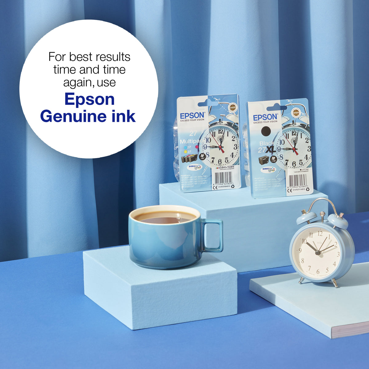 Epson 27 Genuine Magenta Ink Cartridge, 300 Pages, image 2