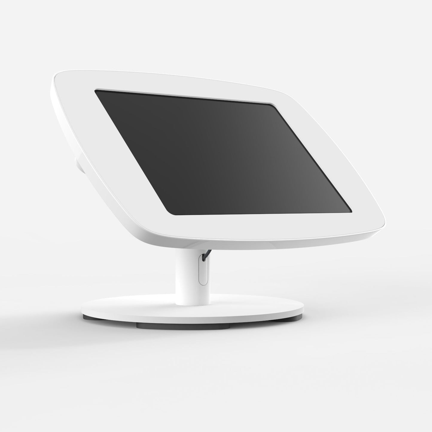 Bouncepad Original Twist-Mini + Counter Base | Apple iPad Air 6th Gen 11-inch (2024) | White | Covered Front Camera and Home Button
